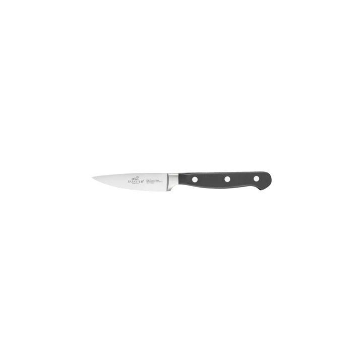 Pluto herb knife 10 cm - Steel-black - Lion Sabatier