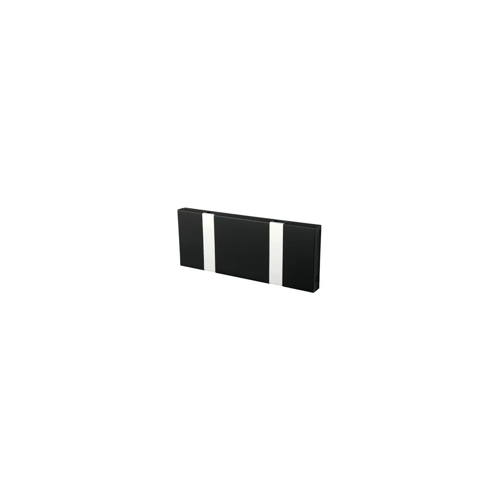 Knax hanger 2-hook, Black LoCa