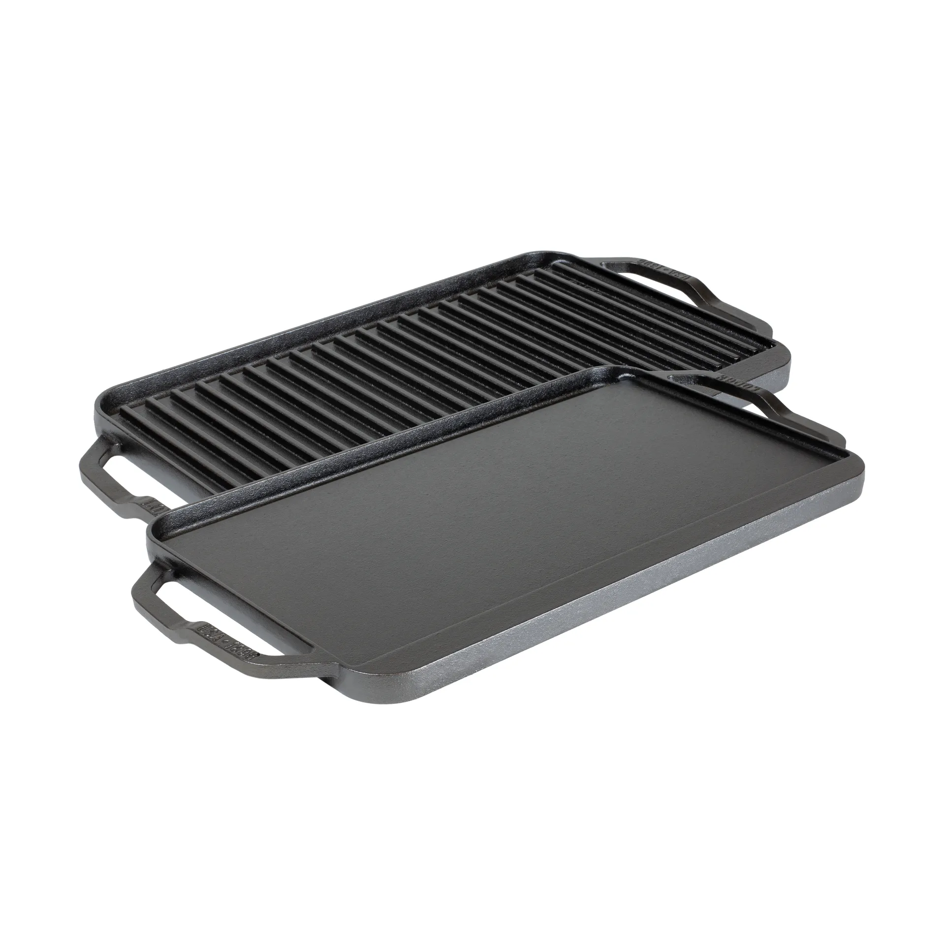 Chef collection reversible griddle and grill plate, 50x25 cm Lodge
