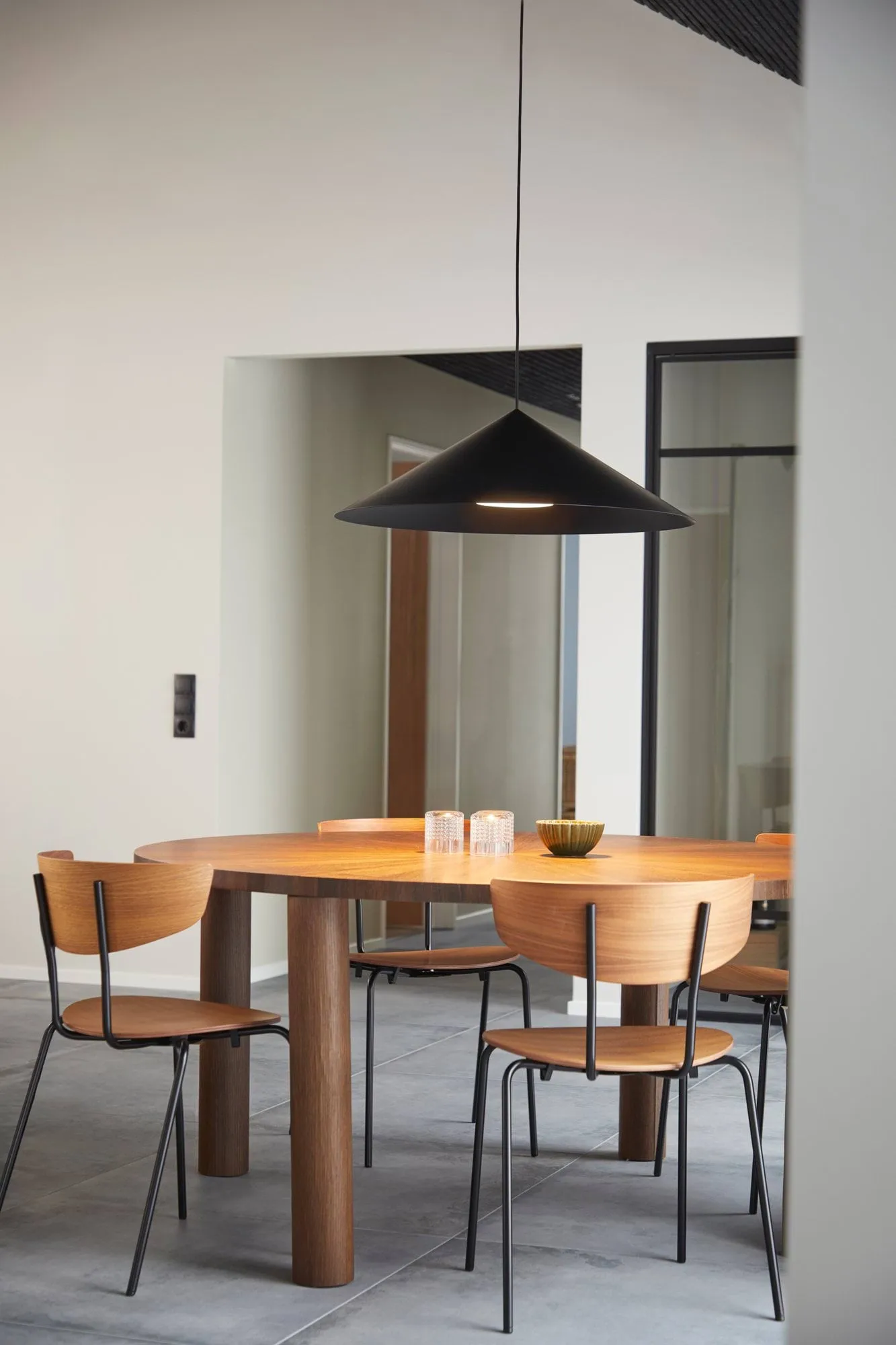 Hanzu pendant lamp, Black, Ø75 cm Loom Design