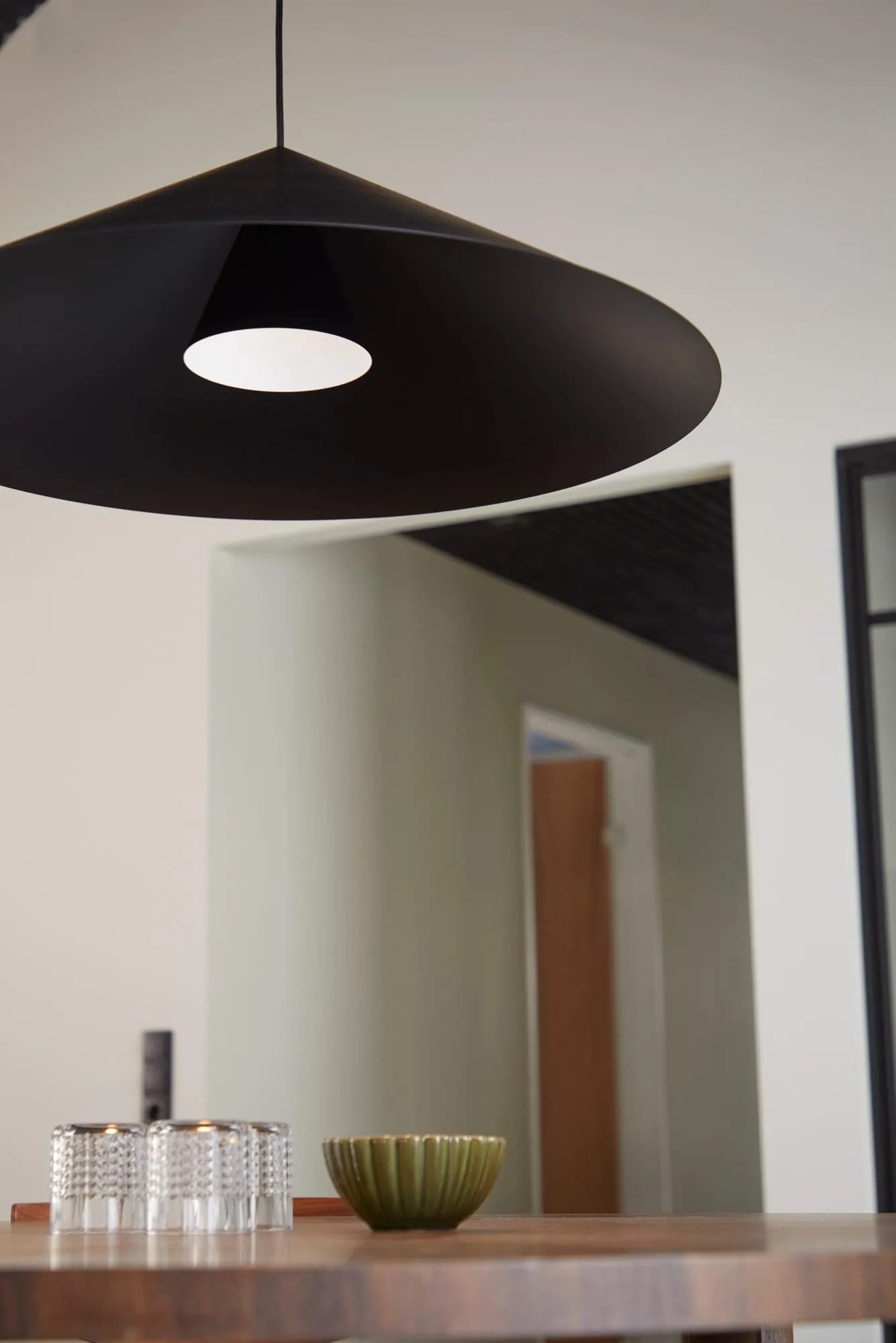 Hanzu pendant lamp, Black, Ø75 cm Loom Design