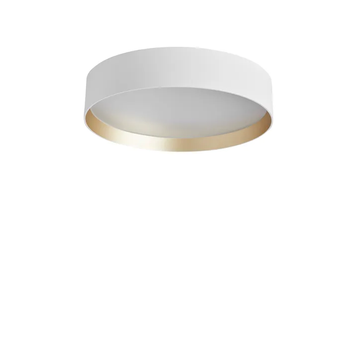 Lucia 35 ceiling lamp - White-gold - Loom Design