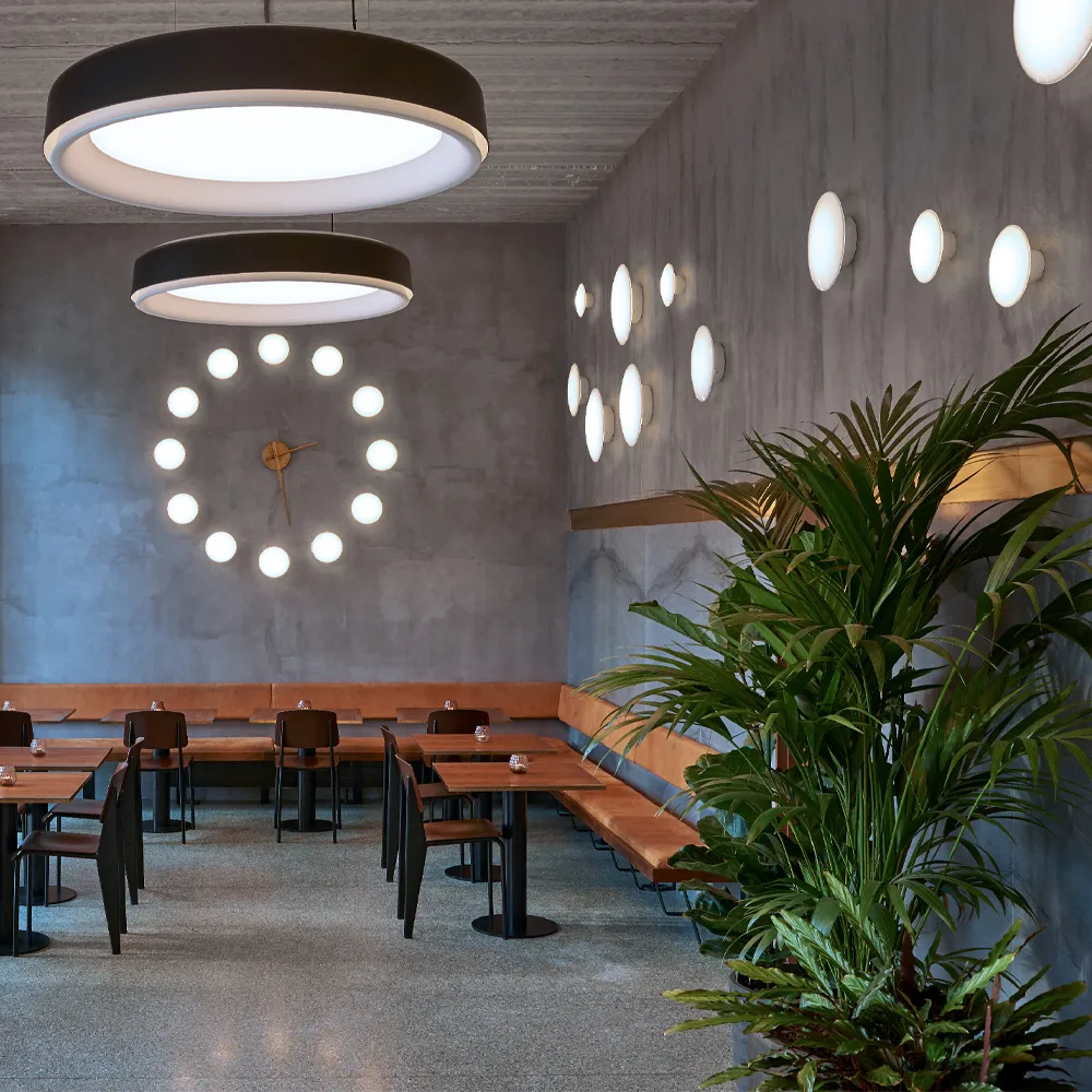 AJ Eklipta LED wall lamp/ceiling lamp, White opal glass, ø22 cm Louis Poulsen
