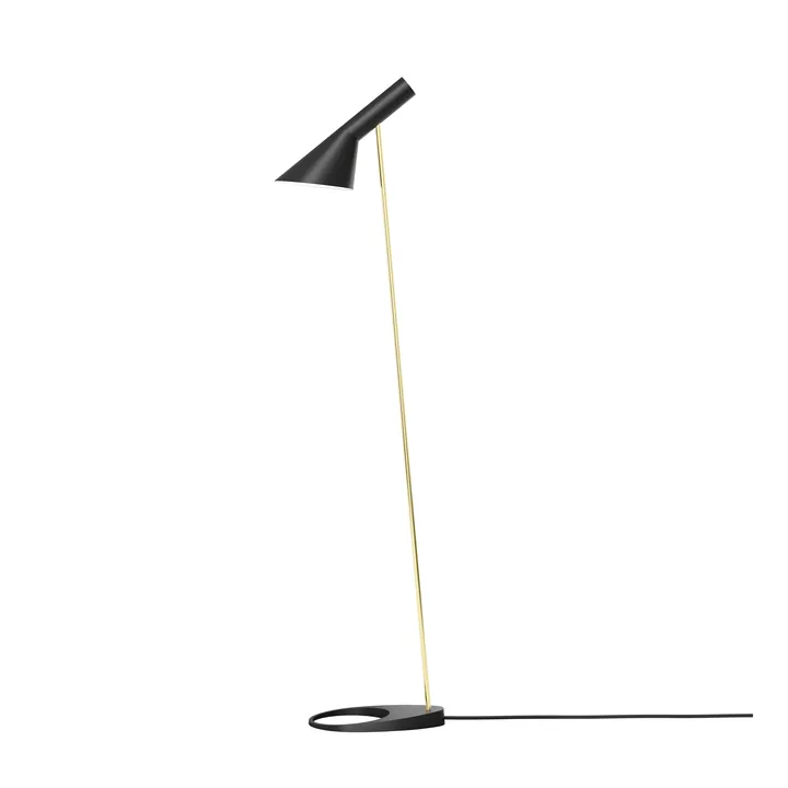 AJ floor lamp - Brass-black - Louis Poulsen