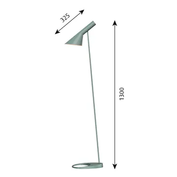 AJ floor lamp - Light petroleum - Louis Poulsen