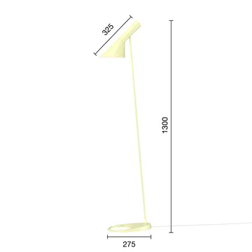 AJ floor lamp - Soft lemon - Louis Poulsen
