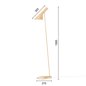 AJ floor lamp - Warm sand - Louis Poulsen