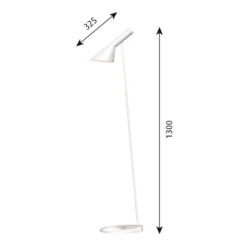 AJ floor lamp - White - Louis Poulsen