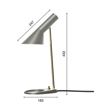 AJ MINI table lamp - Brass-warm grey - Louis Poulsen