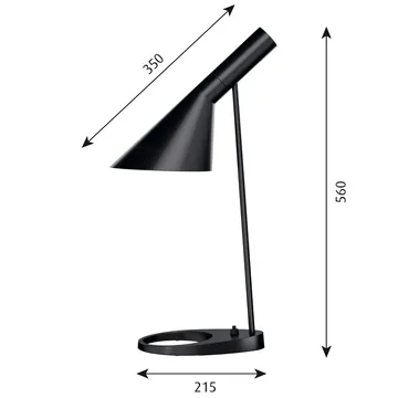 AJ table lamp - Black - Louis Poulsen
