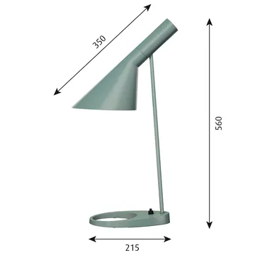 AJ table lamp - Light petroleum - Louis Poulsen