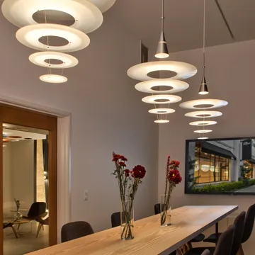 Enigma 545 pendant lamp - White - Louis Poulsen