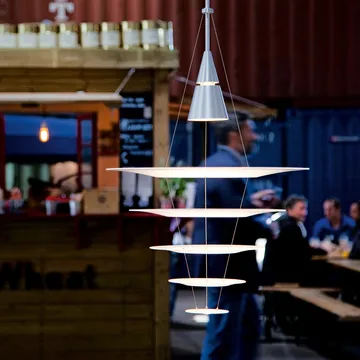 Enigma 825 pendant lamp - Black, LED - Louis Poulsen