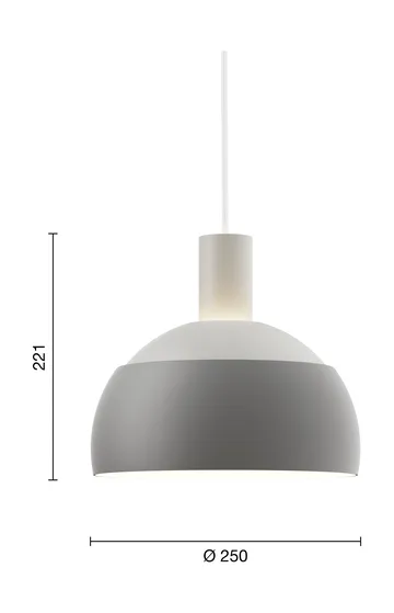 FJ Elements pendant lamp Ø25 cm - Original grey - Louis Poulsen