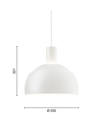 FJ Elements pendant lamp Ø25 cm - White - Louis Poulsen
