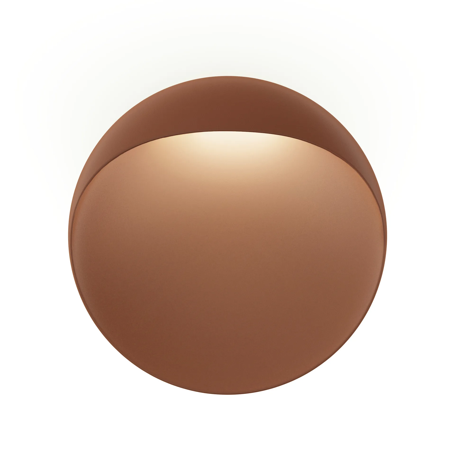 Flindt wall lamp Ø20 cm, Corten Louis Poulsen