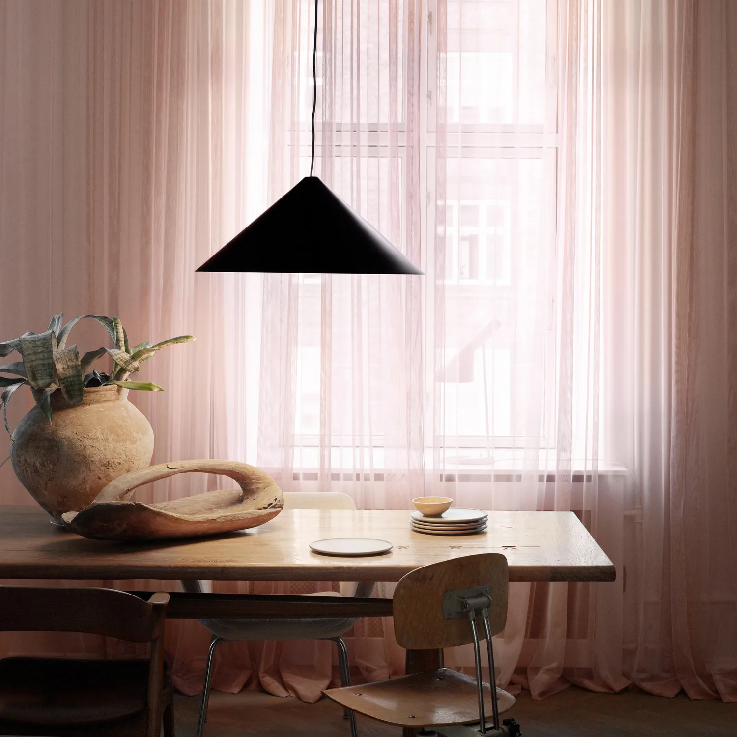 Keglen pendant lamp Ø65 cm, Black Louis Poulsen