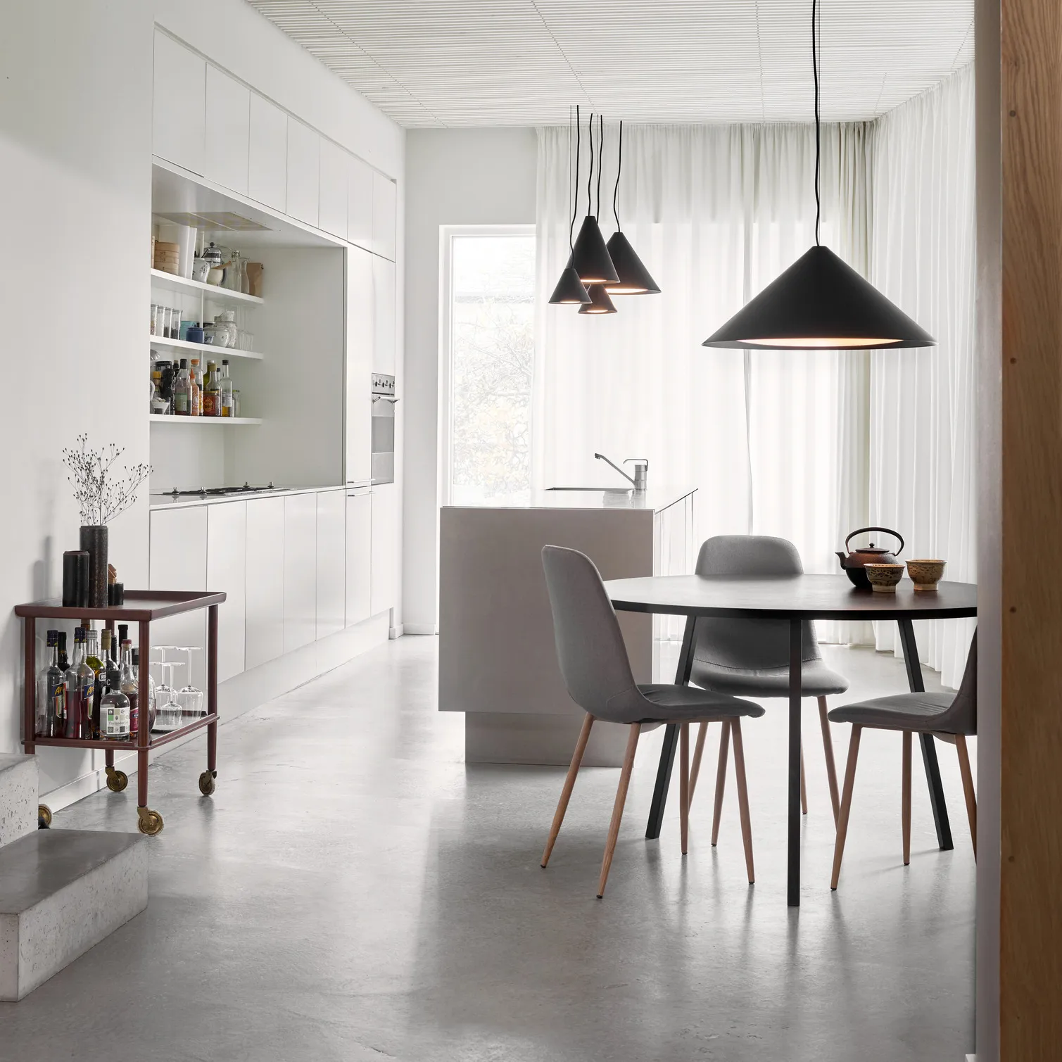 Keglen pendant lamp Ø65 cm, Black Louis Poulsen