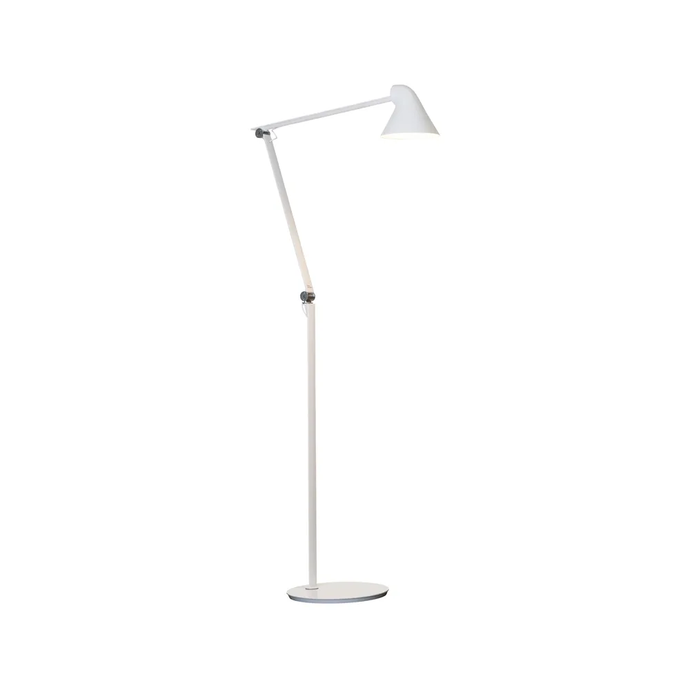 NJP floor lamp, White, LED, 3000k Louis Poulsen