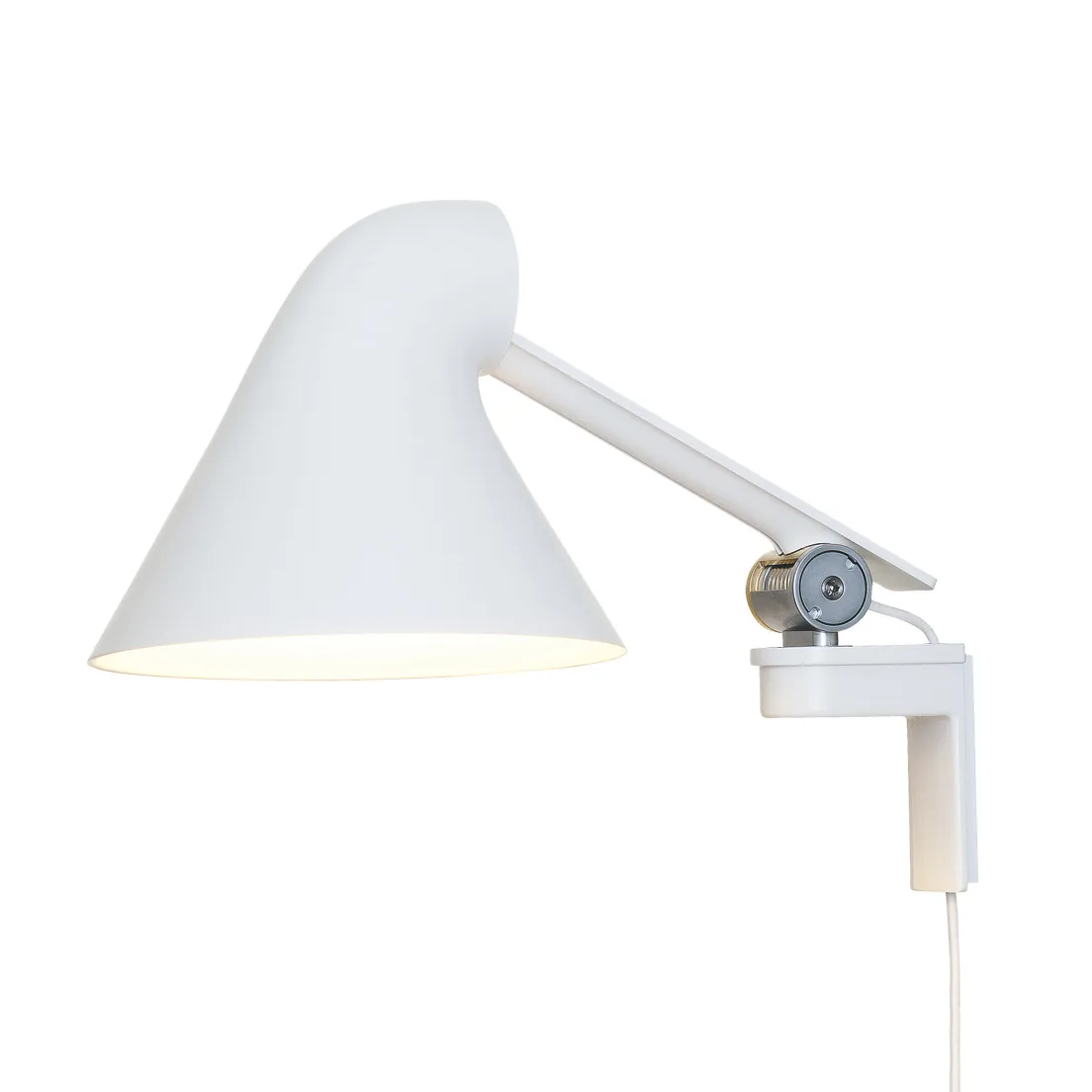 NJP wall lamp short arm, White Louis Poulsen