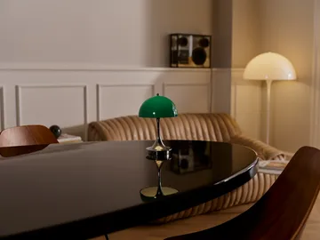 Panthella 160 Portable v3 table lamp - Original Opal Green - Louis Poulsen