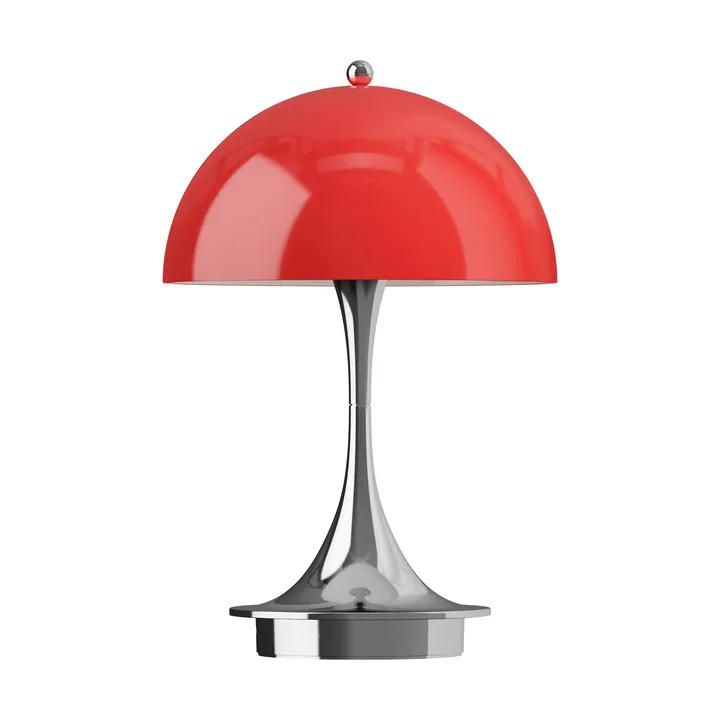 Panthella 160 Portable v3 table lamp - Original Opal Red - Louis Poulsen