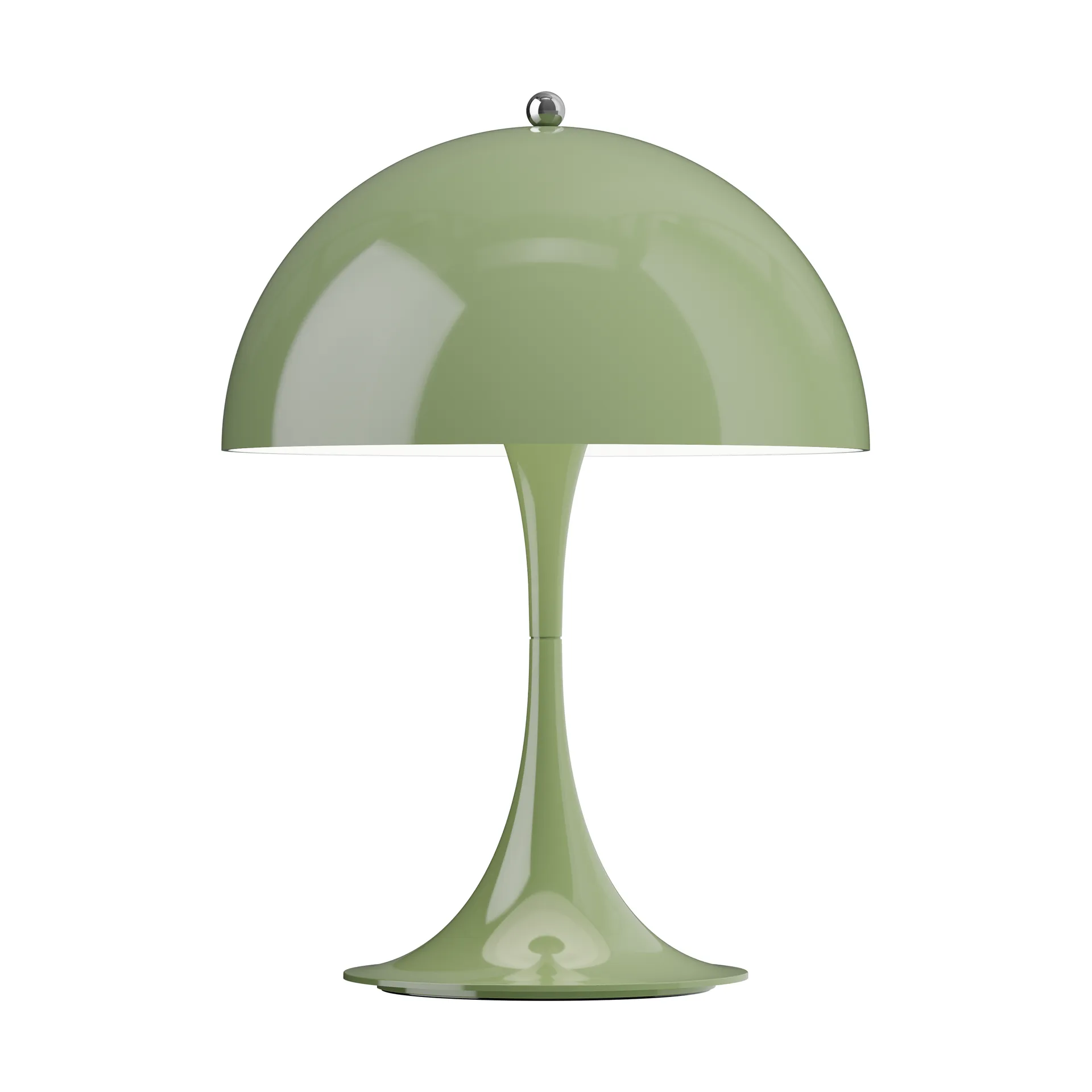 Panthella 250 portable table lamp V3, Opaque moss green Louis Poulsen