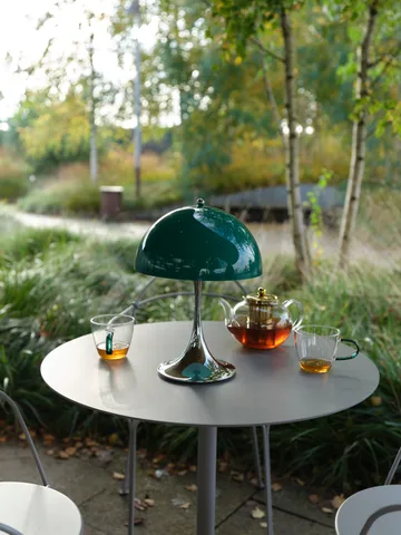 Panthella 250 portable table lamp V3 - Original Opal Green - Louis Poulsen