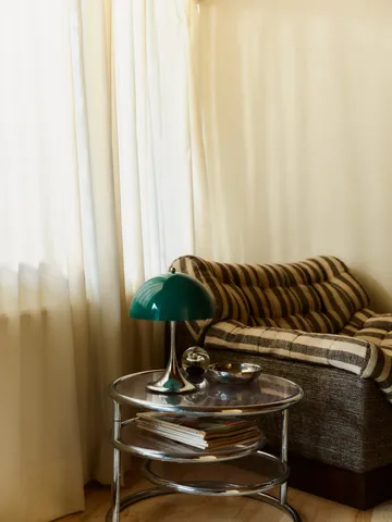 Panthella 250 portable table lamp V3 - Original Opal Green - Louis Poulsen