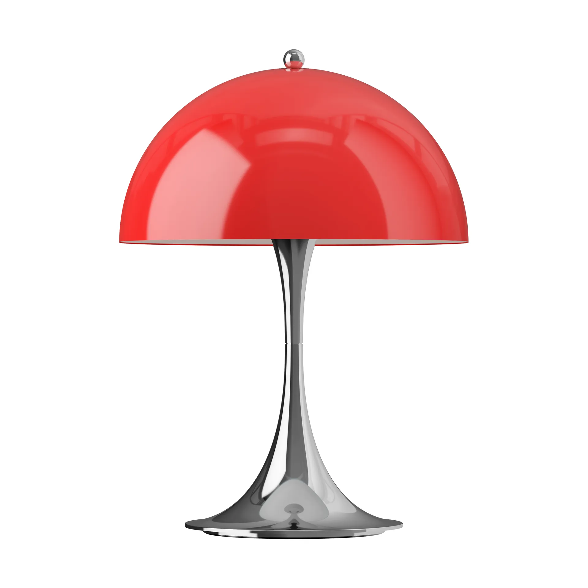 Panthella 250 portable table lamp V3, Original Opal Red Louis Poulsen