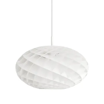 Patera Oval pendant lamp - White - Louis Poulsen