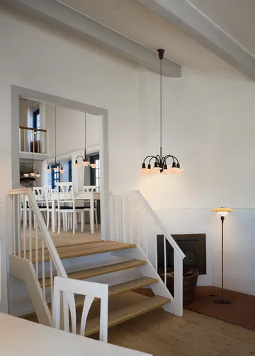 PH 1/1 Chandelier Centenary Edition chandelier - Brass-dusty terracotta, 6 arms - Louis Poulsen