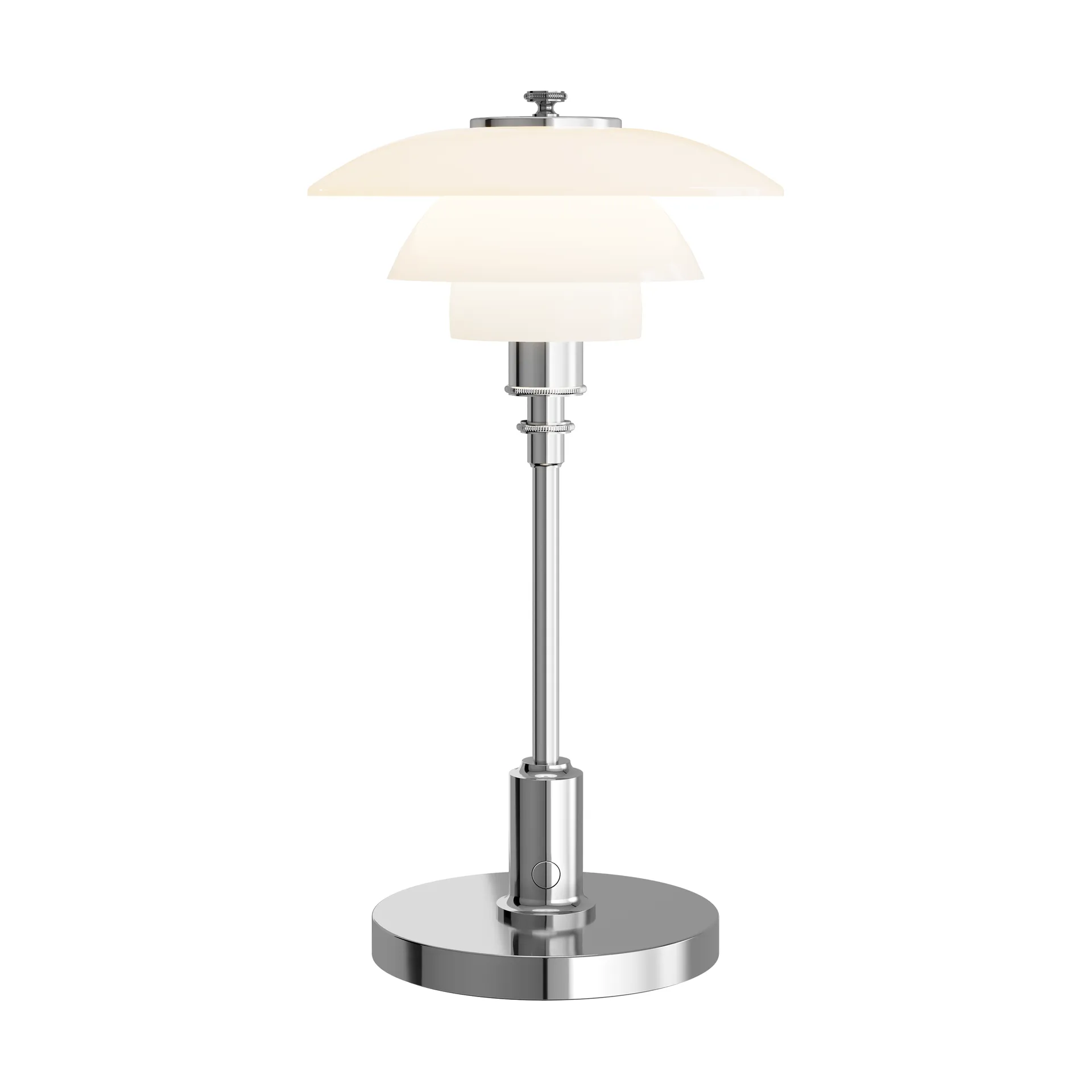 PH 1/1 portable table lamp, Chrome-plated Louis Poulsen