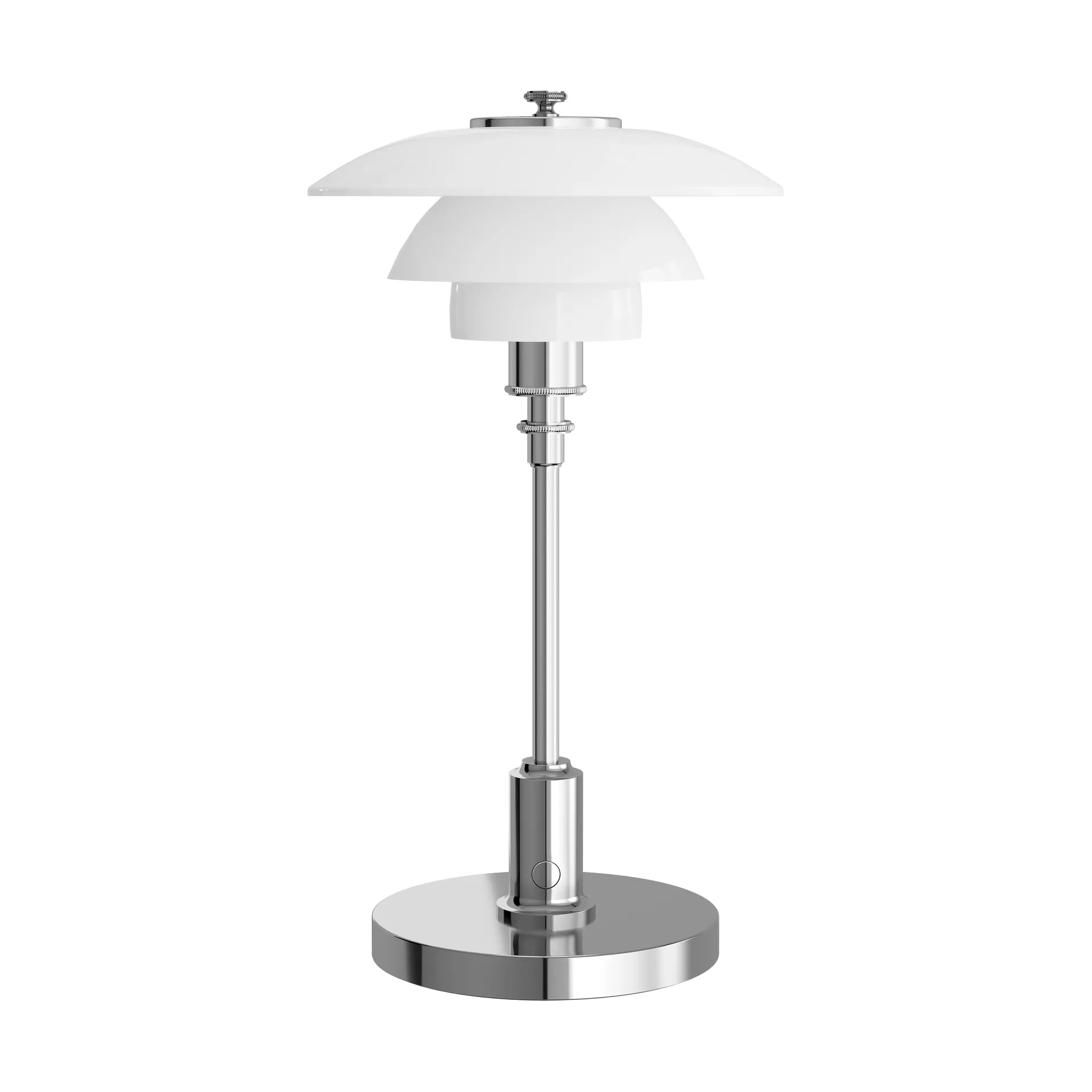 PH 1/1 portable table lamp, Chrome-plated Louis Poulsen