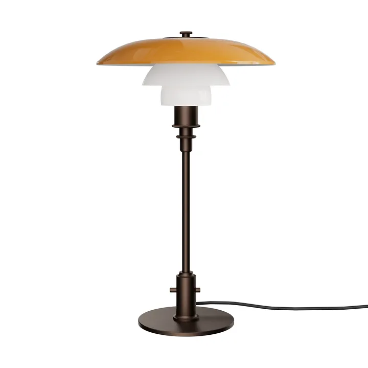 PH 3/2 table lamp Centenary Edition - Amber-opal white - Louis Poulsen