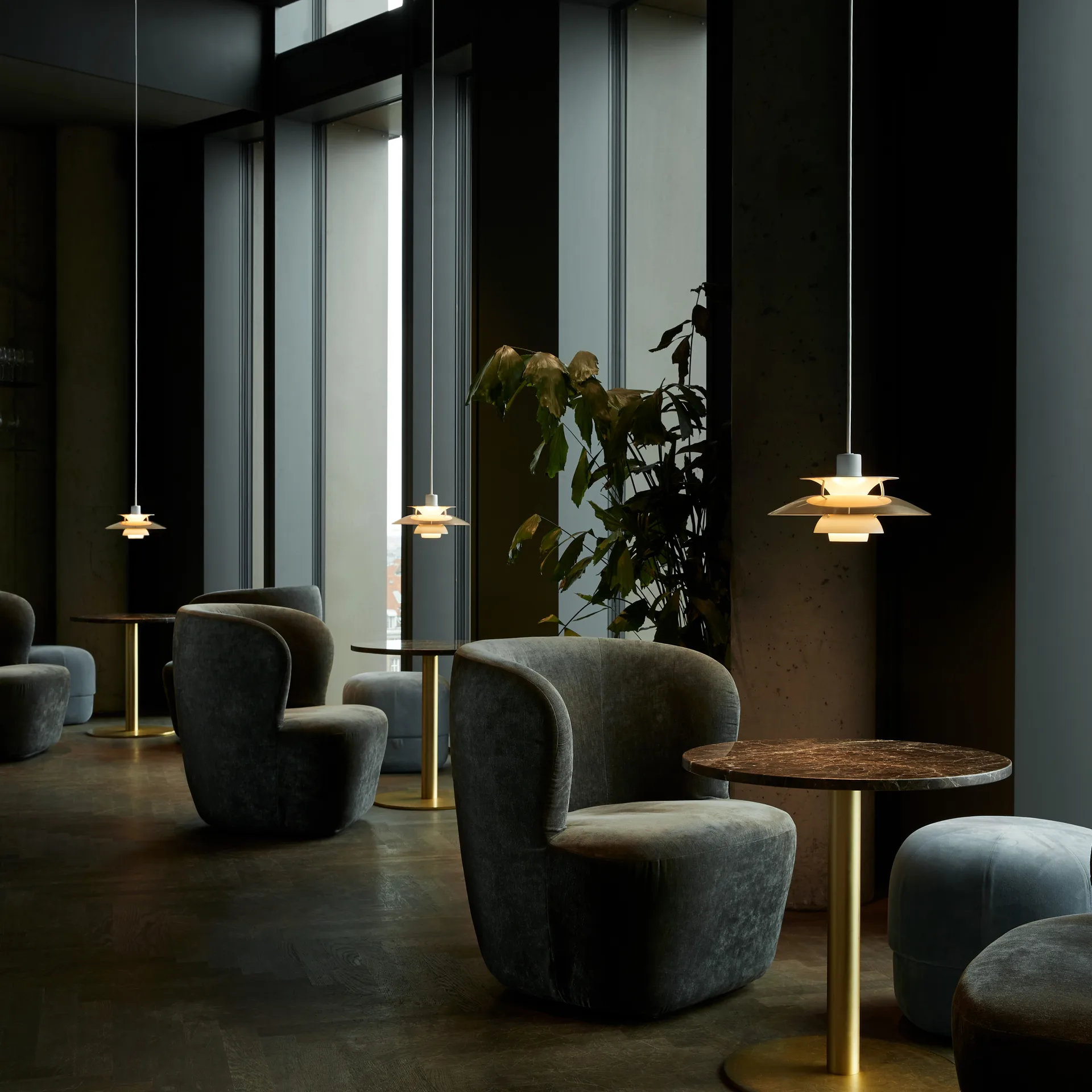 PH 5 MINI pendant lamp, Brass Louis Poulsen