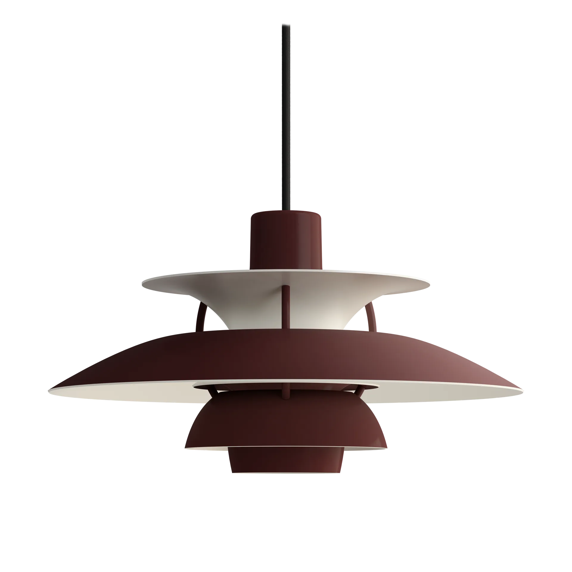 PH 5 MINI pendant lamp monochrome, Burgundy Louis Poulsen
