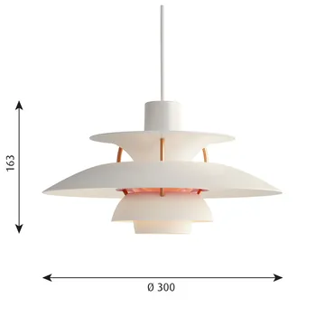 PH 5 MINI pendant lamp - White modern - Louis Poulsen