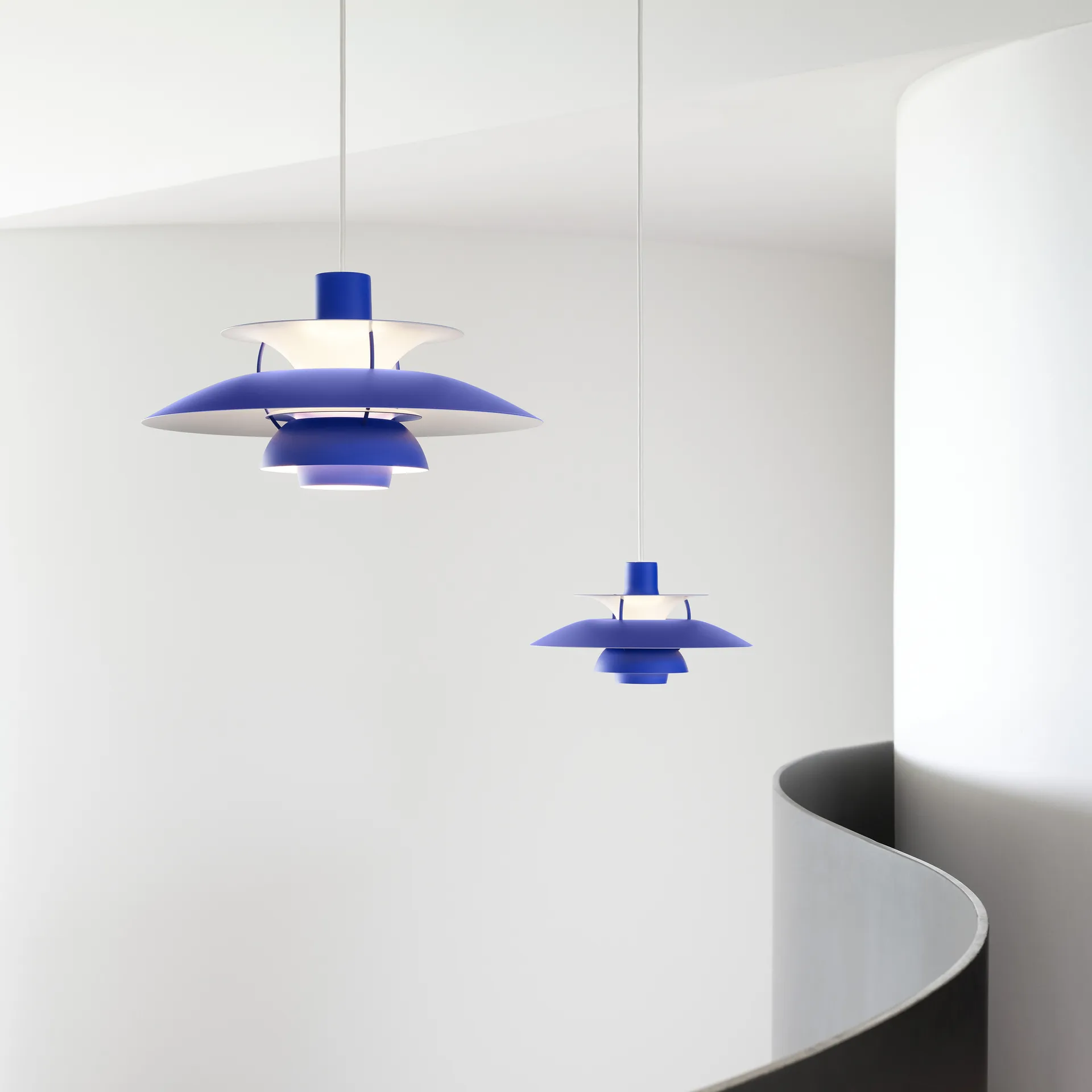 PH 5 pendant lamp, Ø300, Blue Louis Poulsen