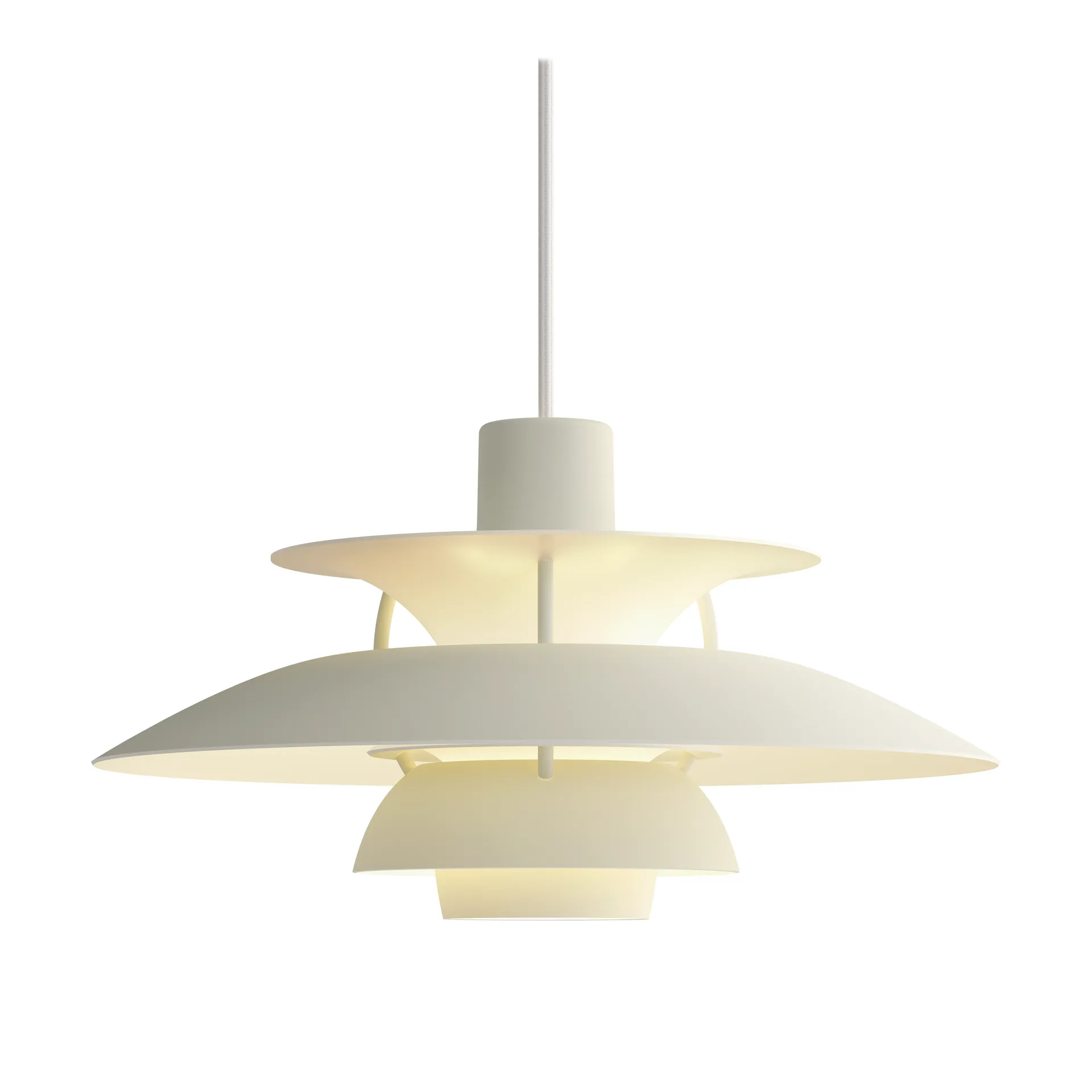 PH 5 pendant lamp, Ø300, Monochrom pale pewter Louis Poulsen