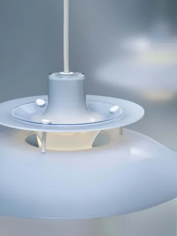 PH 5 pendant lamp - Ø320, Opal pale blue - Louis Poulsen
