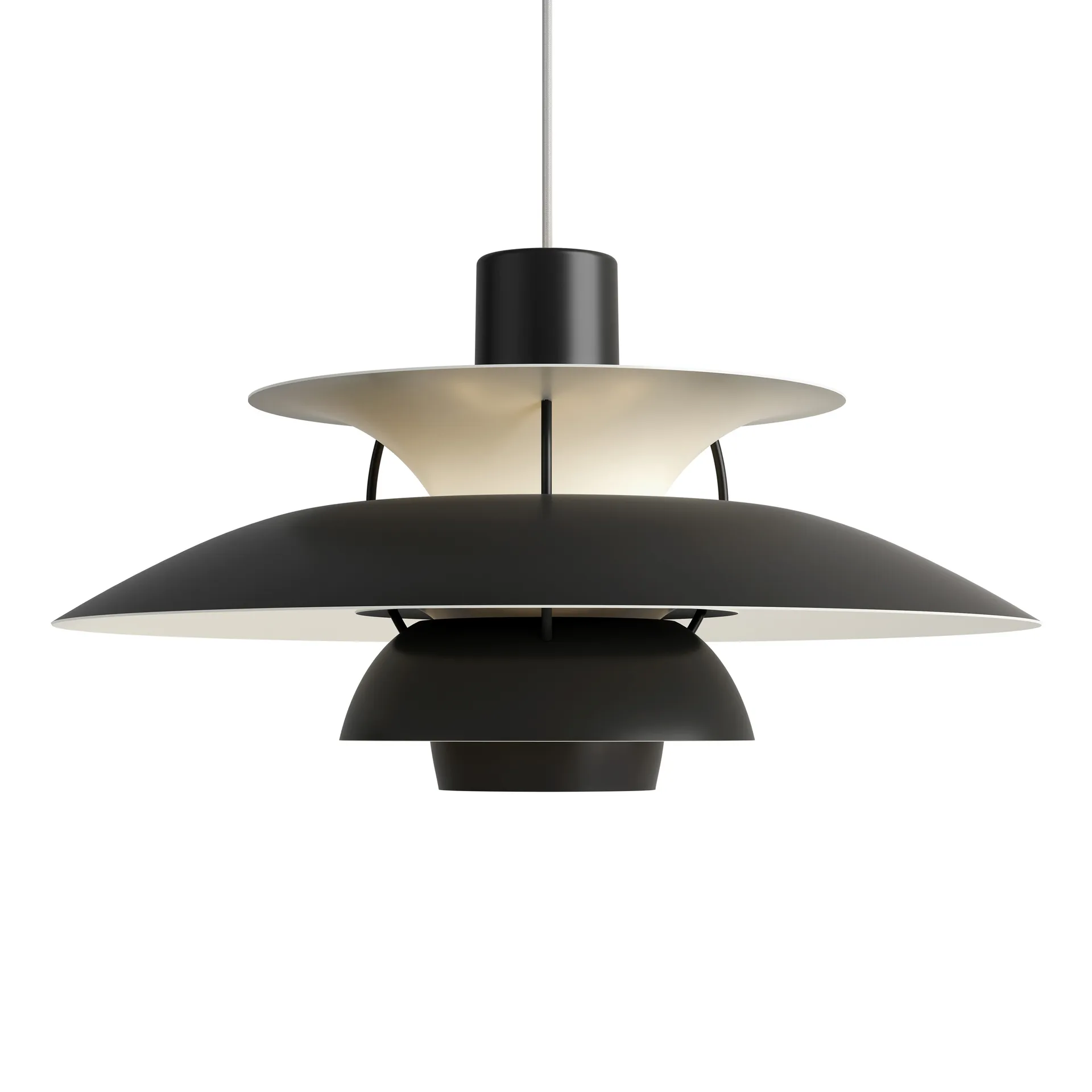 PH 5 pendant lamp, Ø500, Black Louis Poulsen