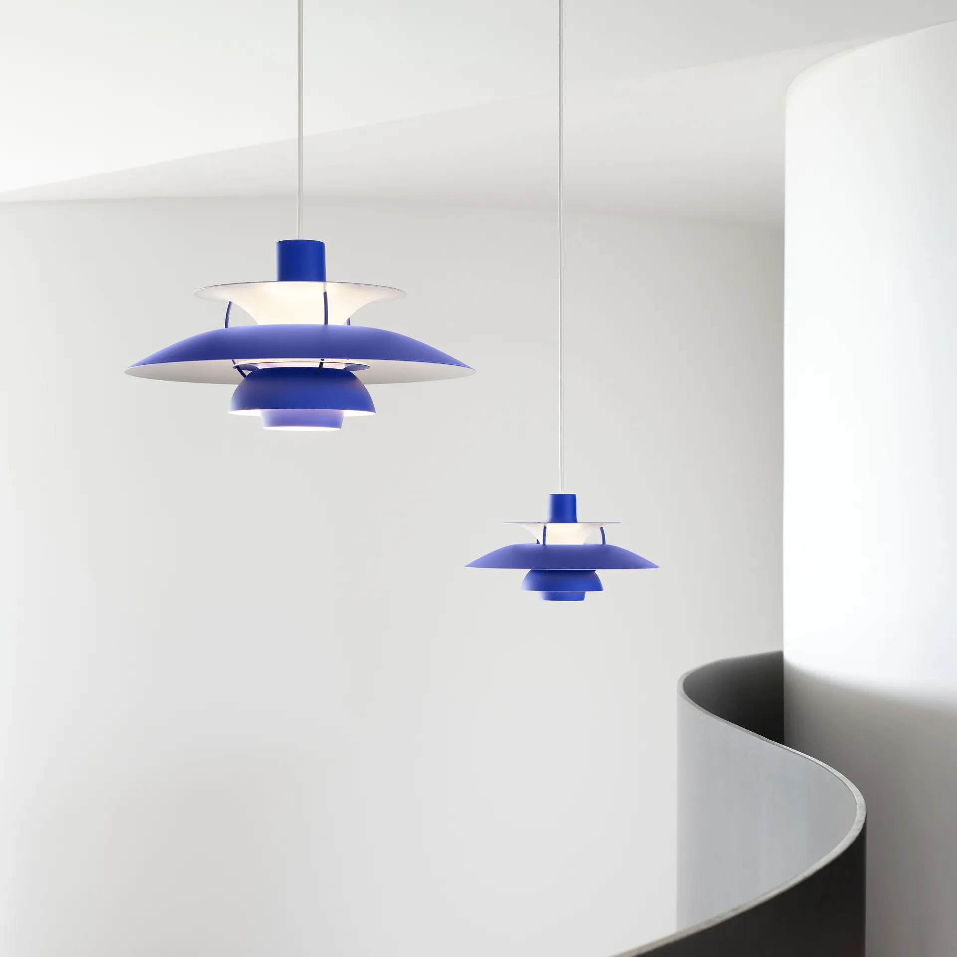 PH 5 pendant lamp, Ø500, Blue Louis Poulsen