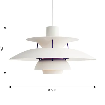 PH 5 pendant lamp - Classic white - Louis Poulsen