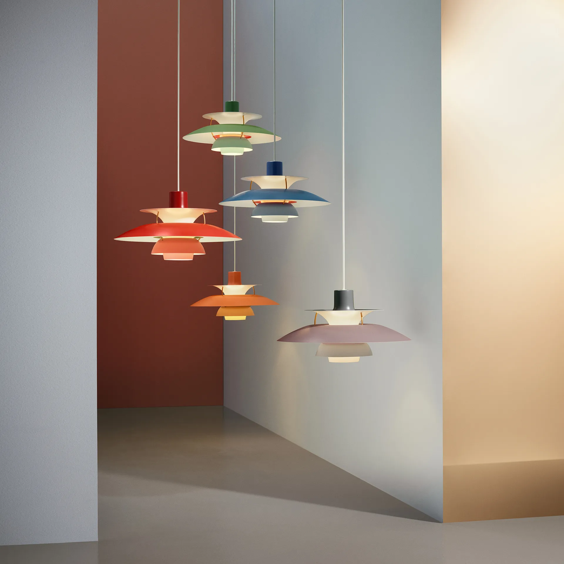 PH 5 pendant lamp, Green Louis Poulsen