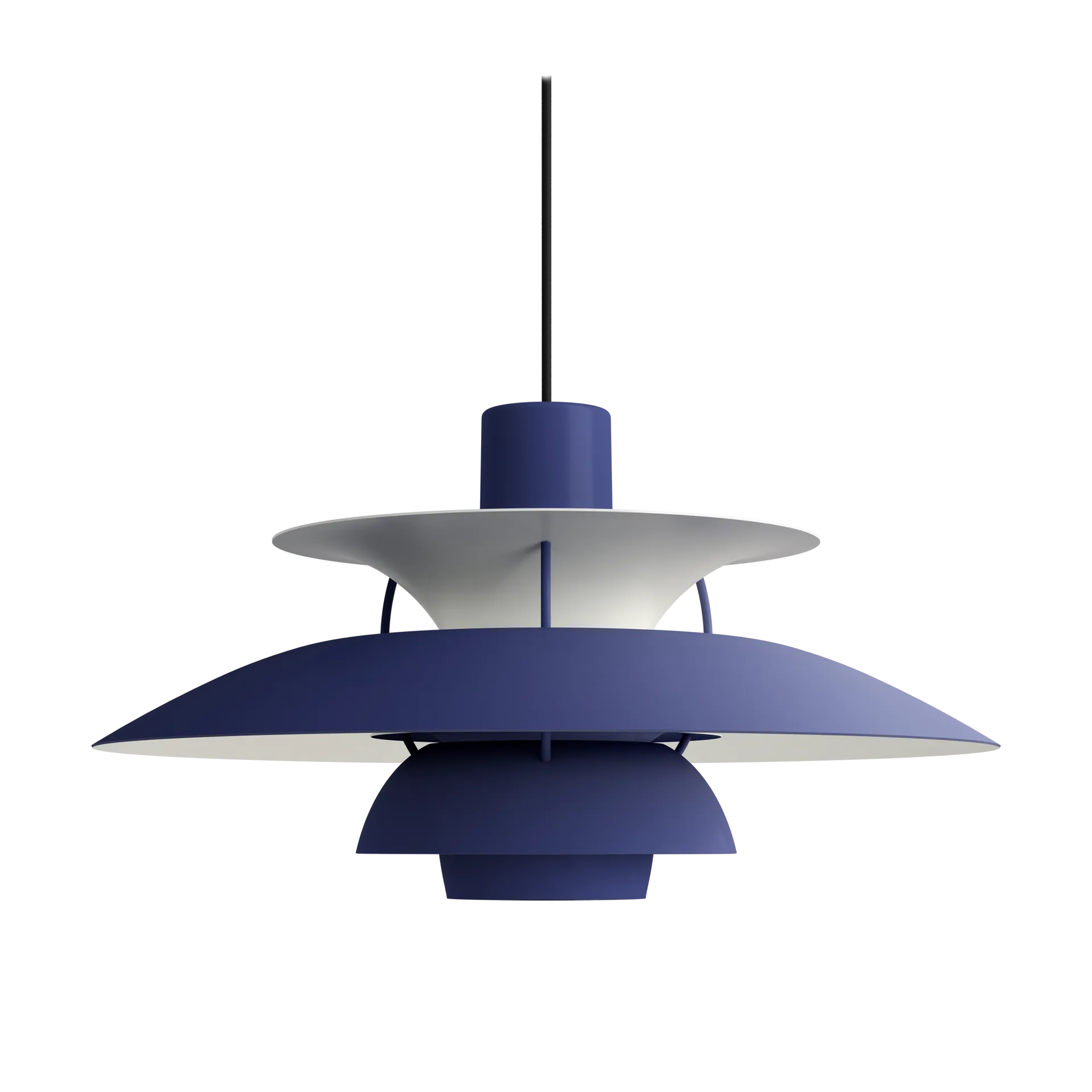 PH 5 pendant lamp monochrome, Dusty indigo Louis Poulsen