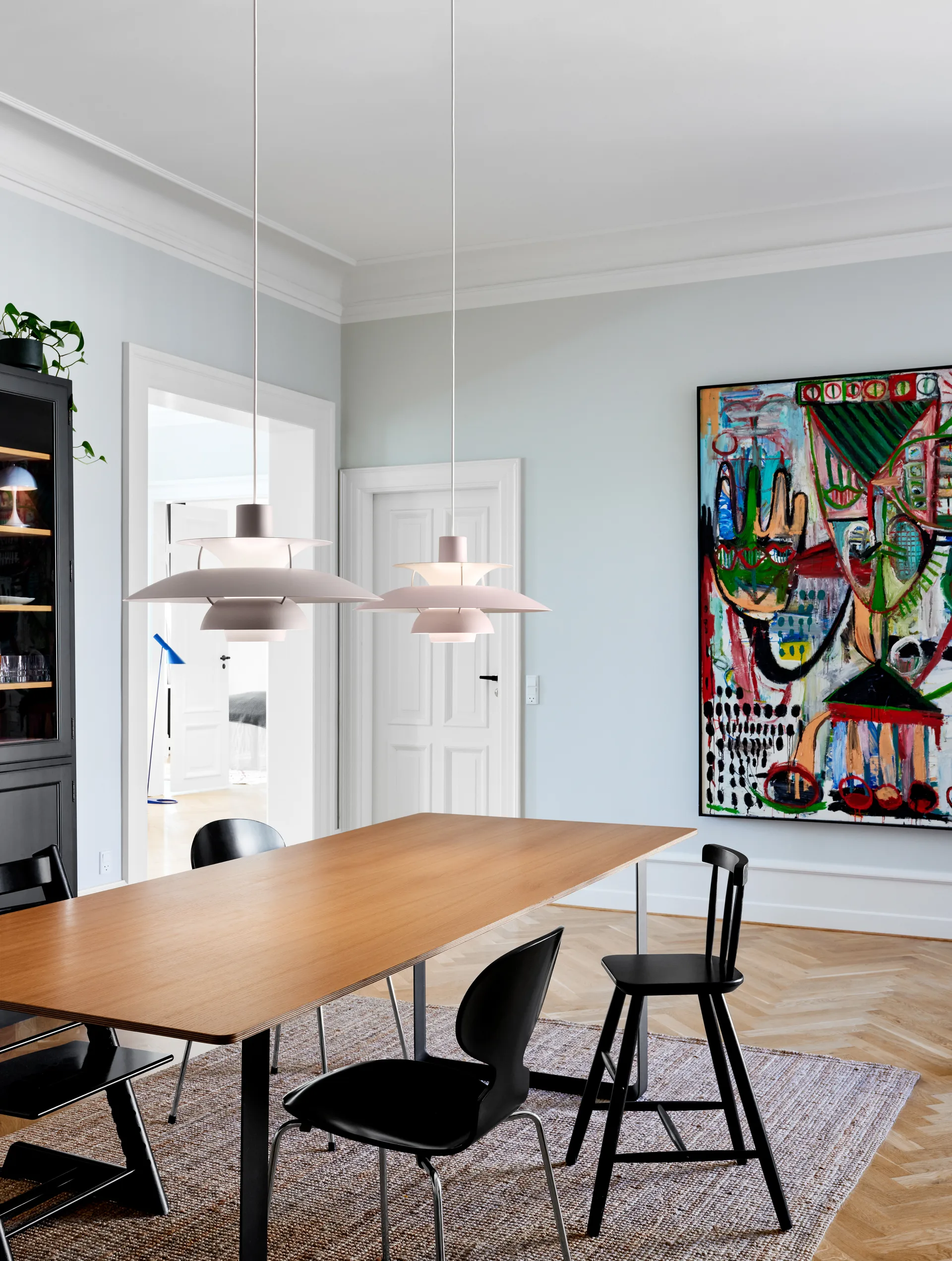 PH 5 pendant lamp monochrome, Oyster grey Louis Poulsen