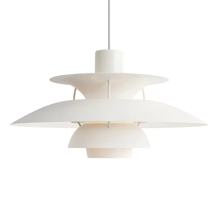 PH 5 pendant lamp monochrome - White - Louis Poulsen