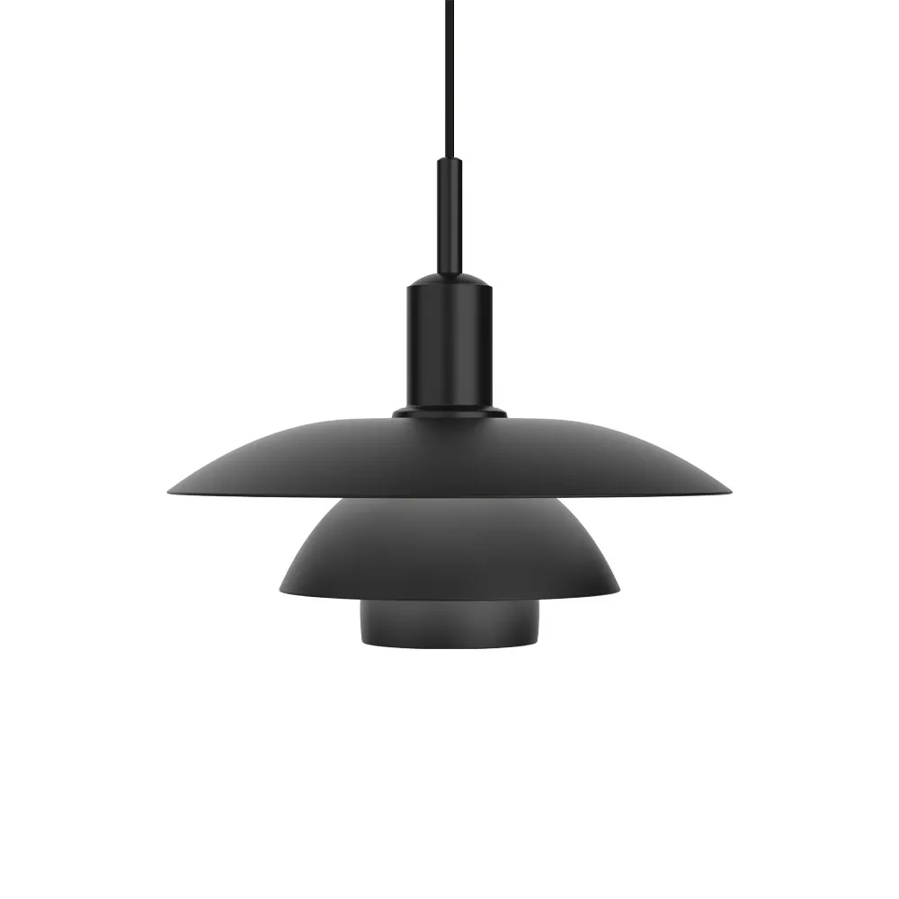 PH 5/5 pendant lamp, Black, metal Louis Poulsen