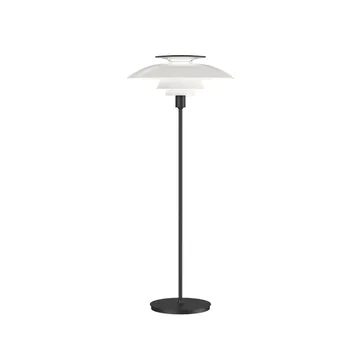 PH 80 floor lamp - Black-white opal acrylic - Louis Poulsen